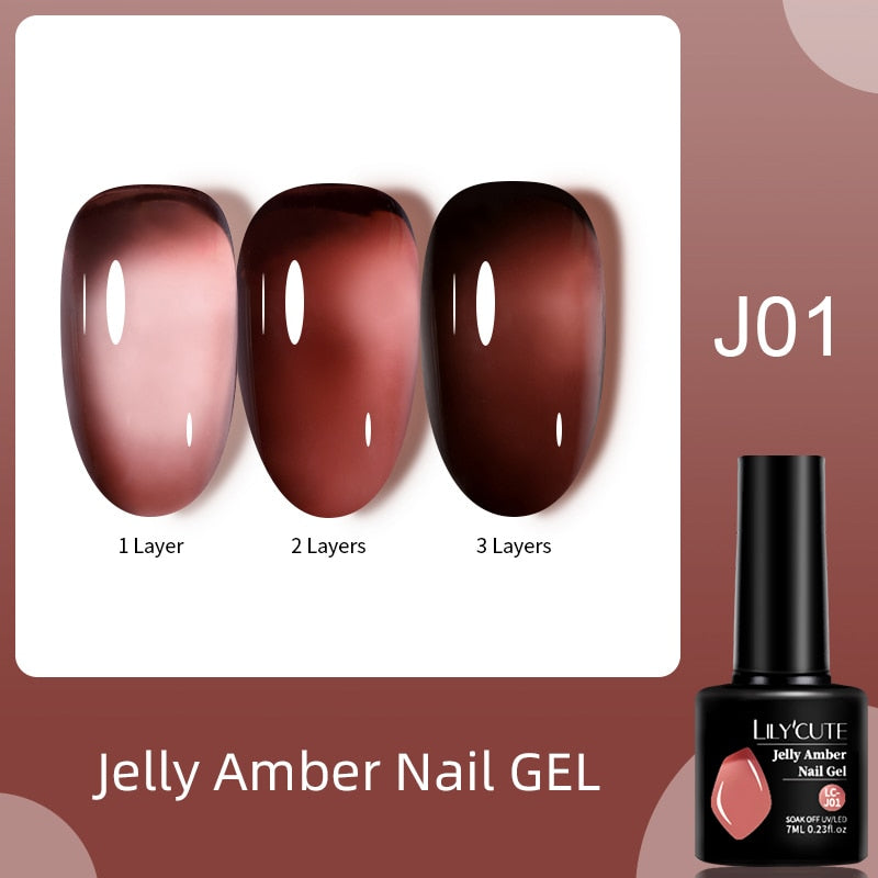 7ML Gel Nail Polish Nude Semi-Permanent Nail Polish For Nails Soak Off UV LED UV Gel DIY Nail Art Gel Varnishes