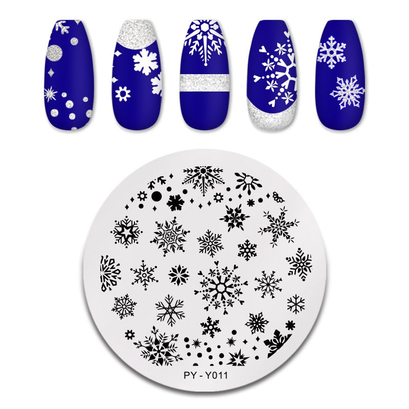 12X6cm Nail Art Templates Stamping Design