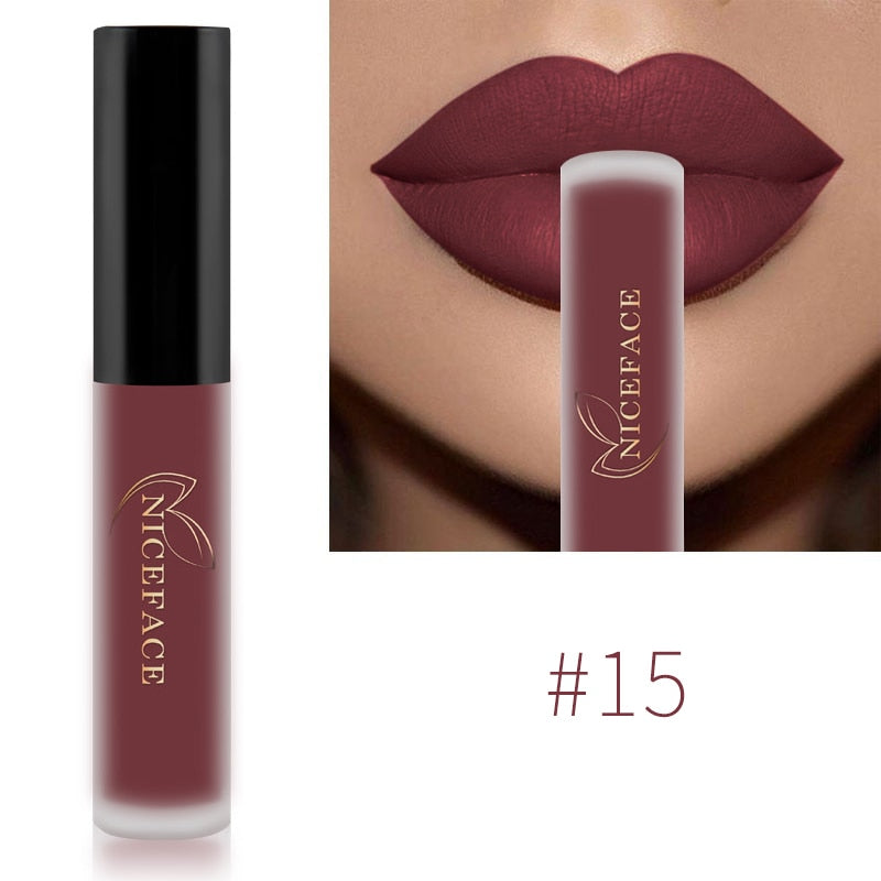 Nude Liquid Lipsticks Waterproof Matte Long Lasting