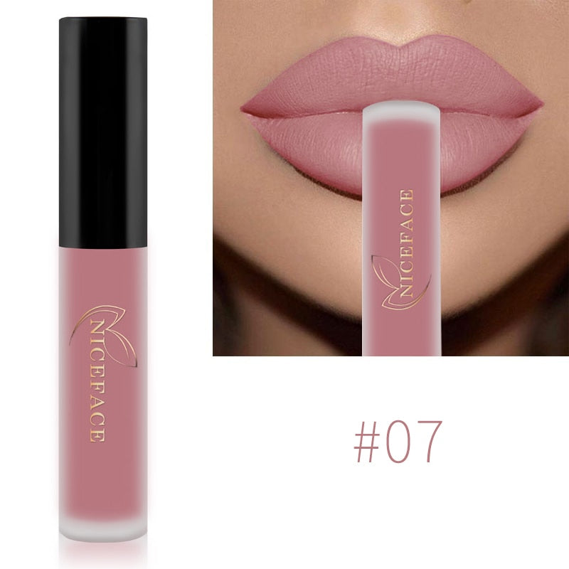 Nude Liquid Lipsticks Waterproof Matte Long Lasting