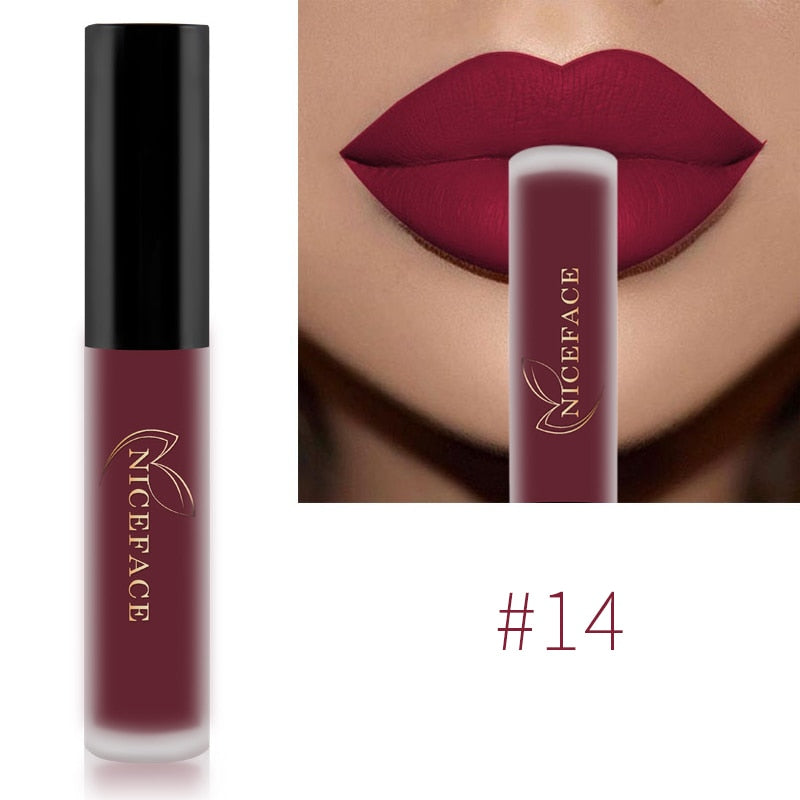 Nude Liquid Lipsticks Waterproof Matte Long Lasting