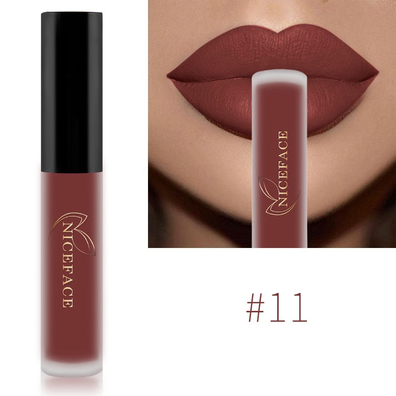 Nude Liquid Lipsticks Waterproof Matte Long Lasting