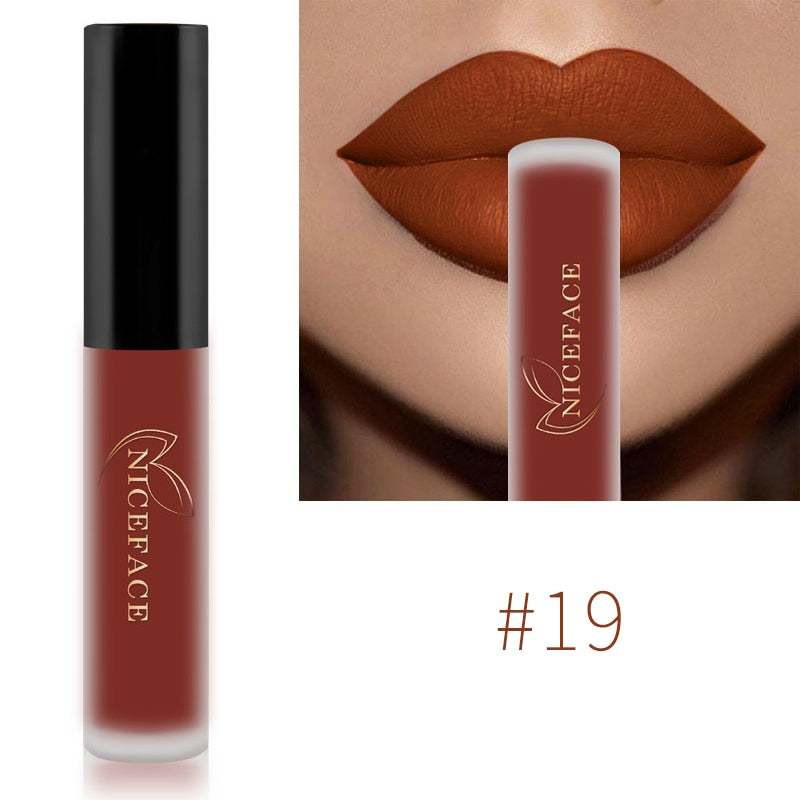 Nude Liquid Lipsticks Waterproof Matte Long Lasting