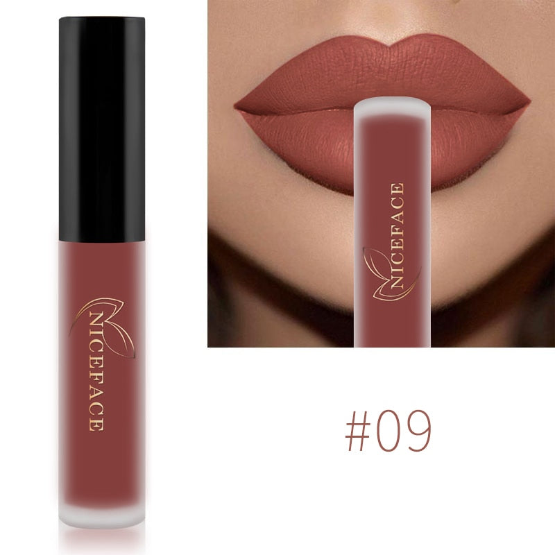 Nude Liquid Lipsticks Waterproof Matte Long Lasting