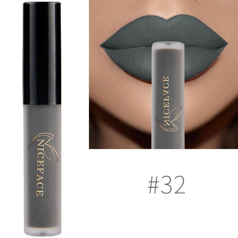 Nude Liquid Lipsticks Waterproof Matte Long Lasting