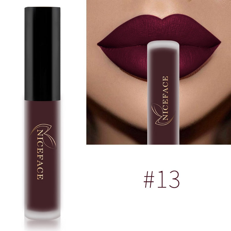 Nude Liquid Lipsticks Waterproof Matte Long Lasting