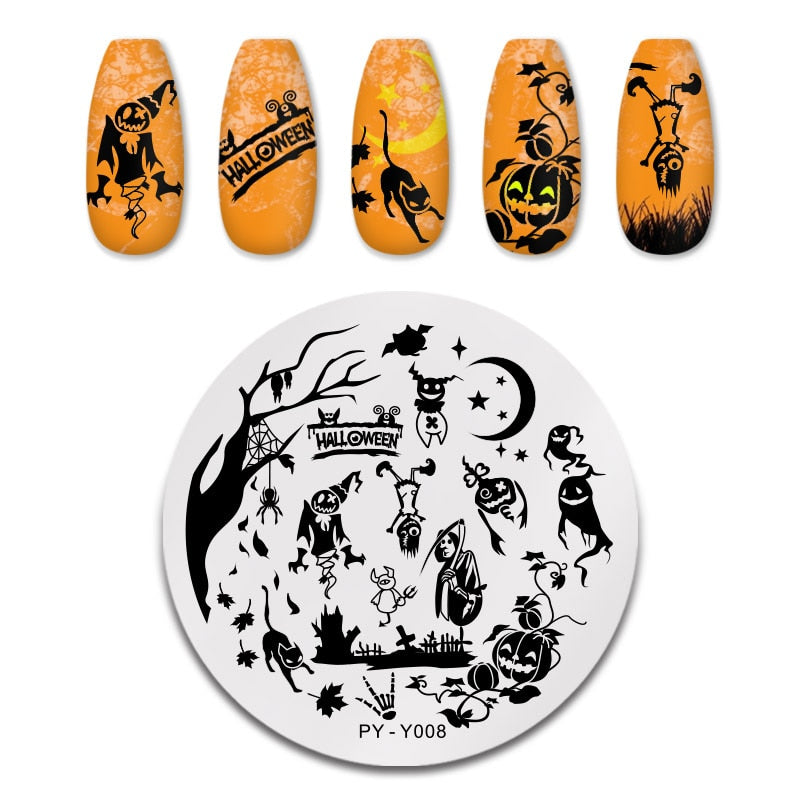 12X6cm Nail Art Templates Stamping Design