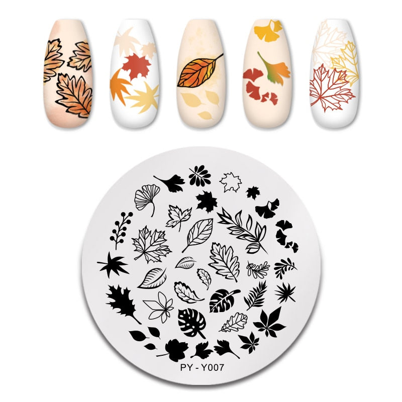 12X6cm Nail Art Templates Stamping Design