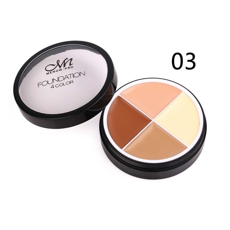 4 Colors Concealer Oil Control Full Cover Long-lasting Moisturizing Repairing Clear Smooth