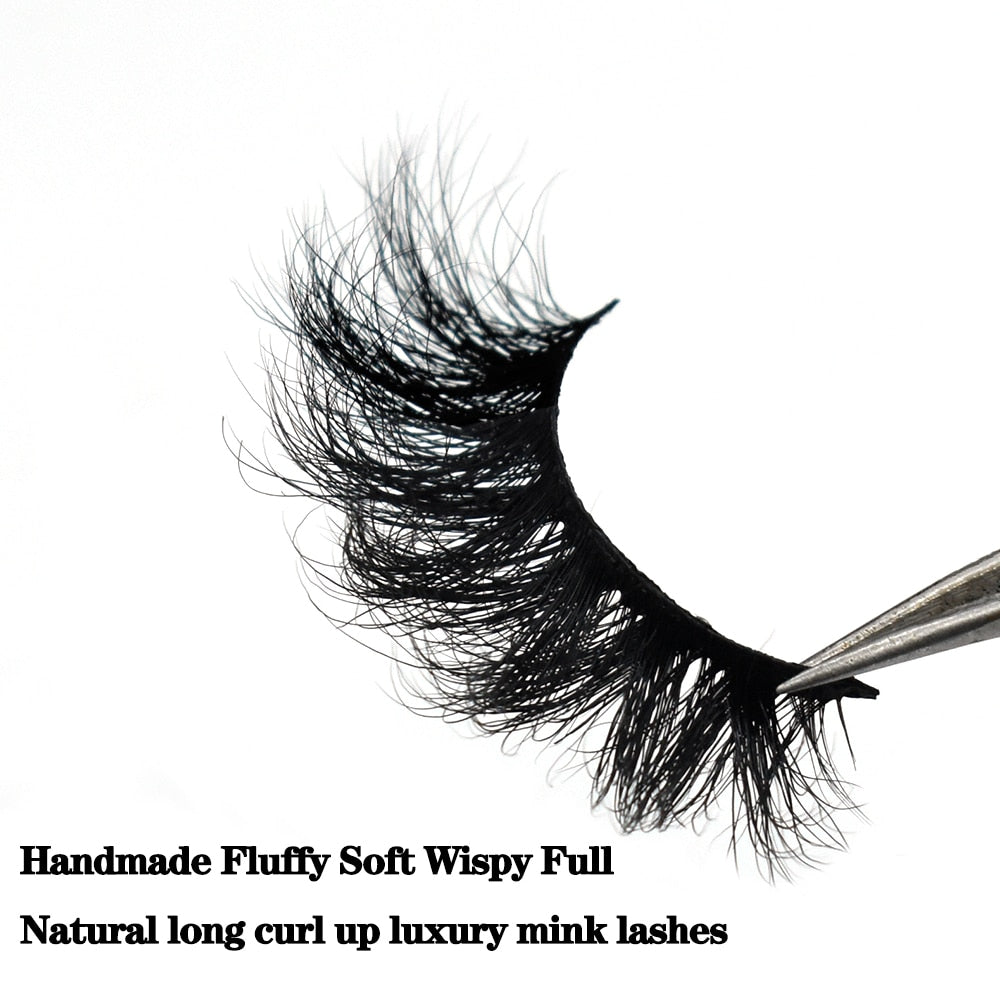 Eyelashes 3D Lashes Fluffy Soft Wispy Natural Cross Lash