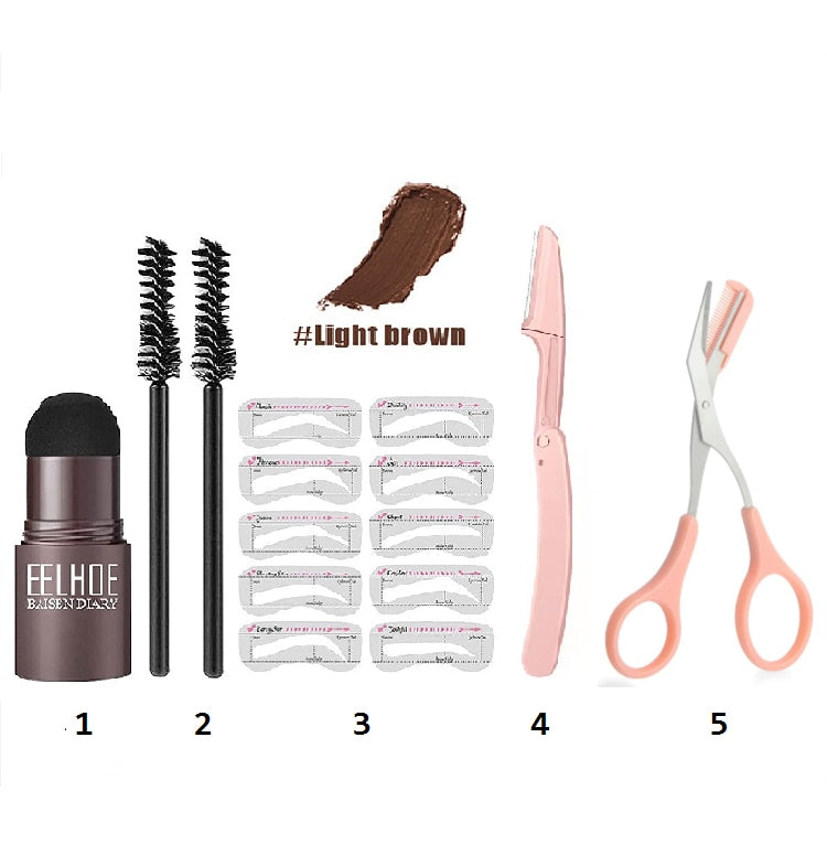 Eyebrow Stamp Shaping Set Enhancer Waterproof