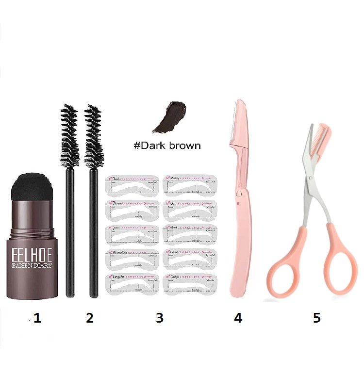 Eyebrow Stamp Shaping Set Enhancer Waterproof