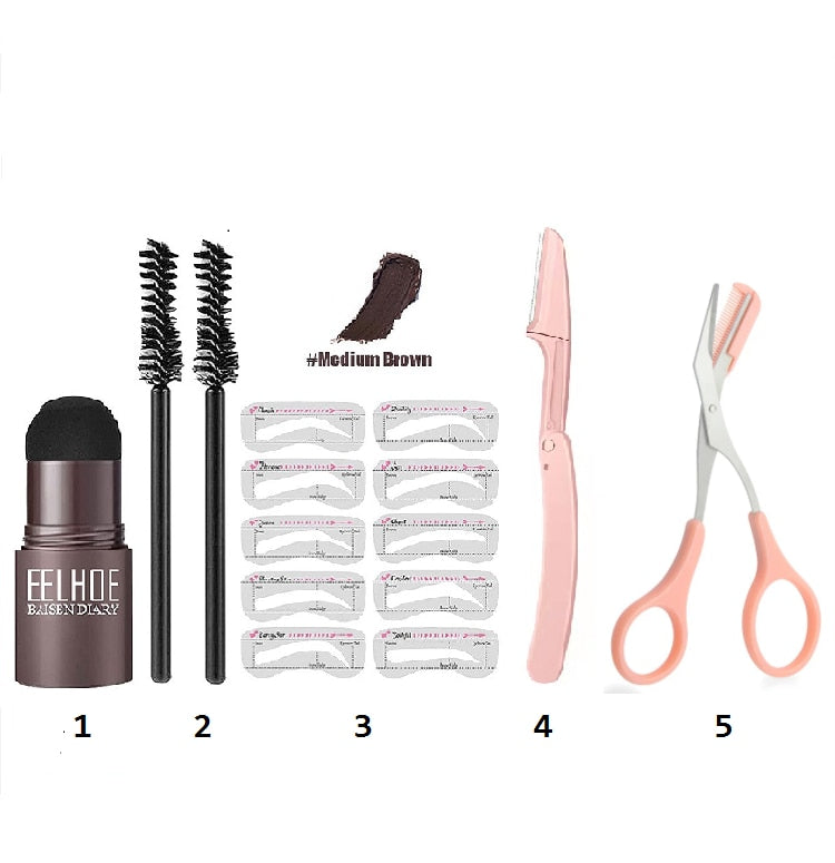 Eyebrow Stamp Shaping Set Enhancer Waterproof